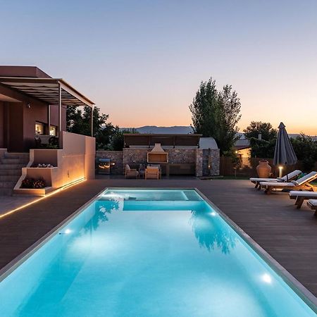 Villa Enny, 3 Bd With Private Heated Pool Agia  Exteriér fotografie