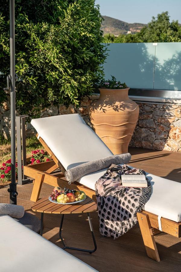 Villa Enny, 3 Bd With Private Heated Pool Agia  Exteriér fotografie