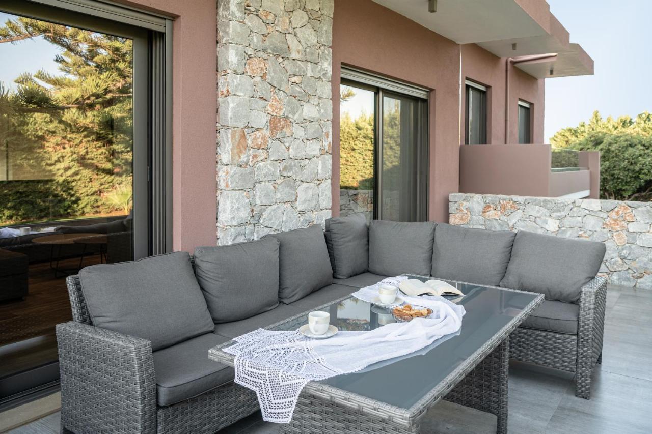 Villa Enny, 3 Bd With Private Heated Pool Agia  Exteriér fotografie