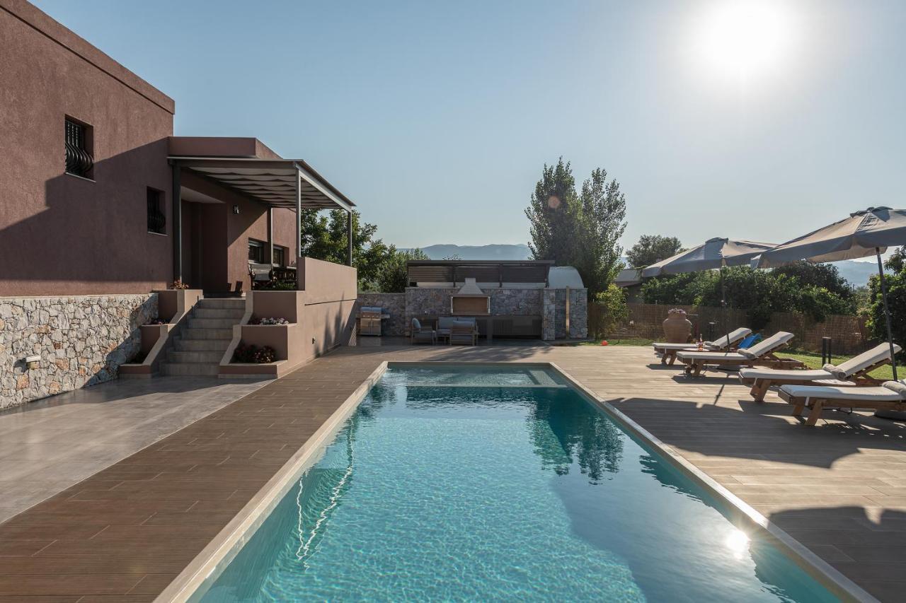 Villa Enny, 3 Bd With Private Heated Pool Agia  Exteriér fotografie