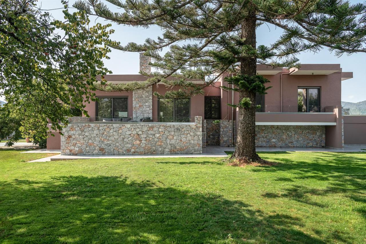 Villa Enny, 3 Bd With Private Heated Pool Agia  Exteriér fotografie